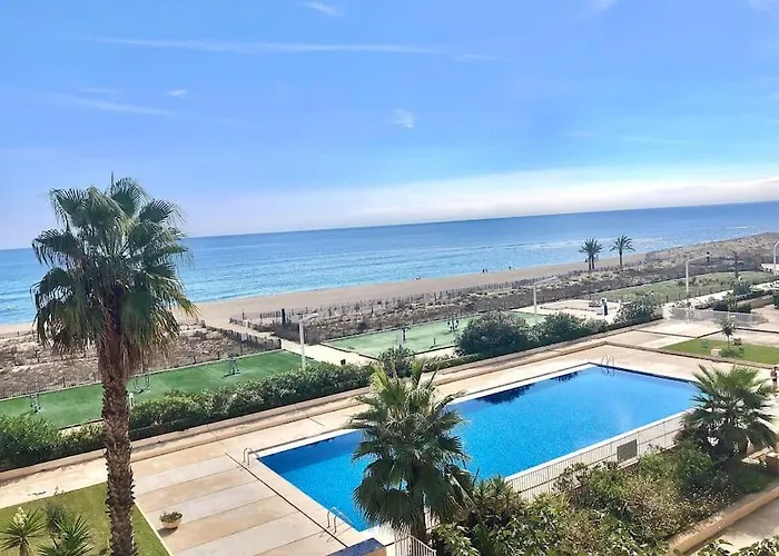 Barcaresa-brillant Vue Piscine * Le Barcarès